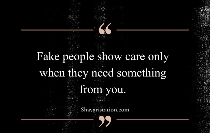 Fake People Quotes