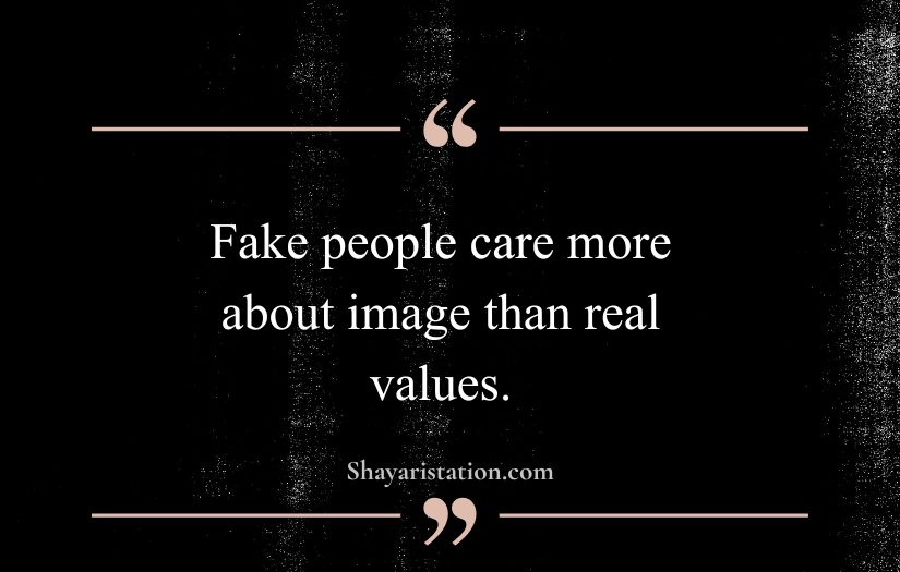 Fake People Quotes