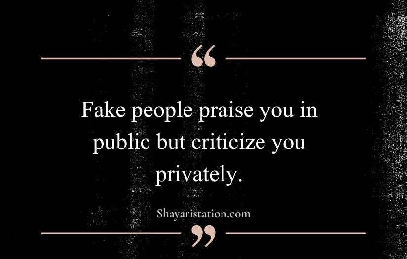 Fake People Quotes