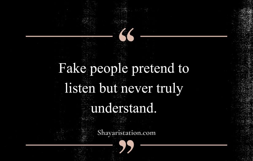 Fake People Quotes