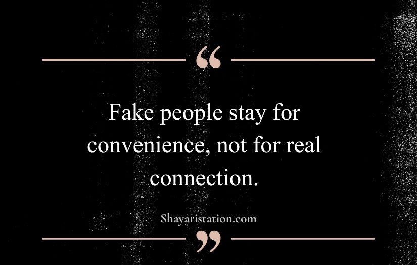 Fake People Quotes