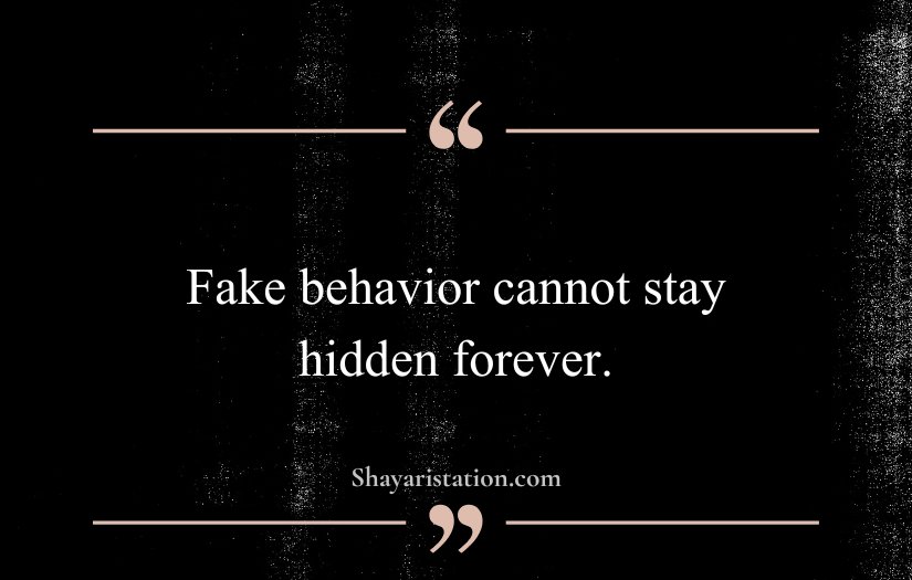 Fake People Quotes