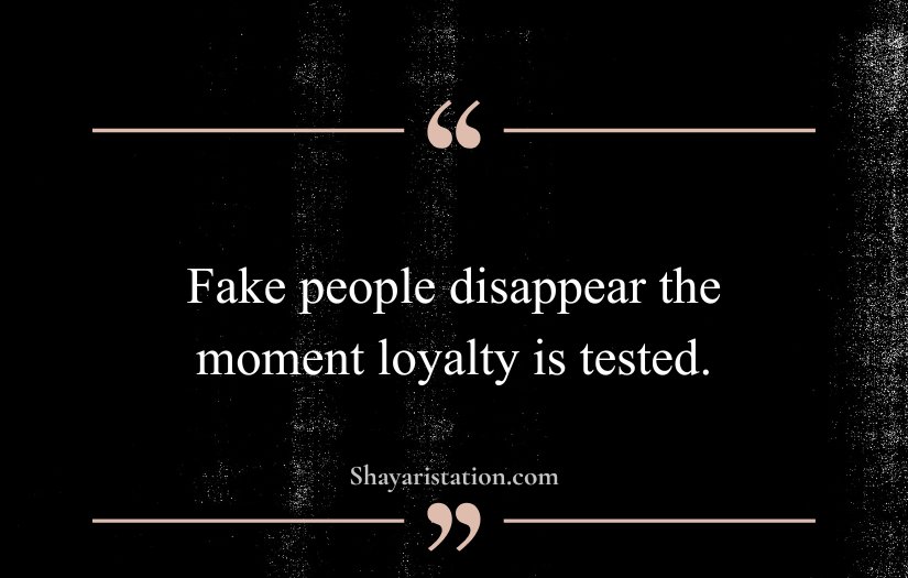 Fake People Quotes
