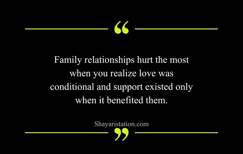 Family Matlabi Rishte Quotes